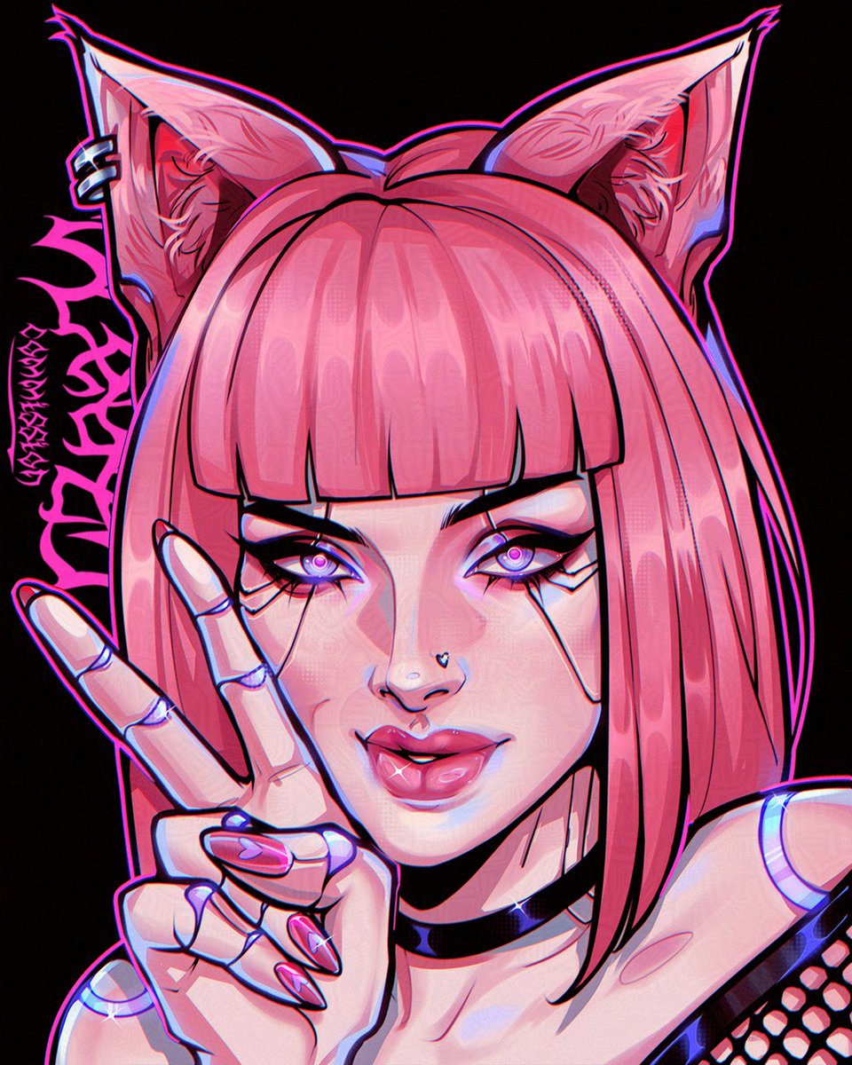 sleazy_art's tweet photo. character design for [anon] 💞

#cyberpunk https://t.co/yiLGTRklun