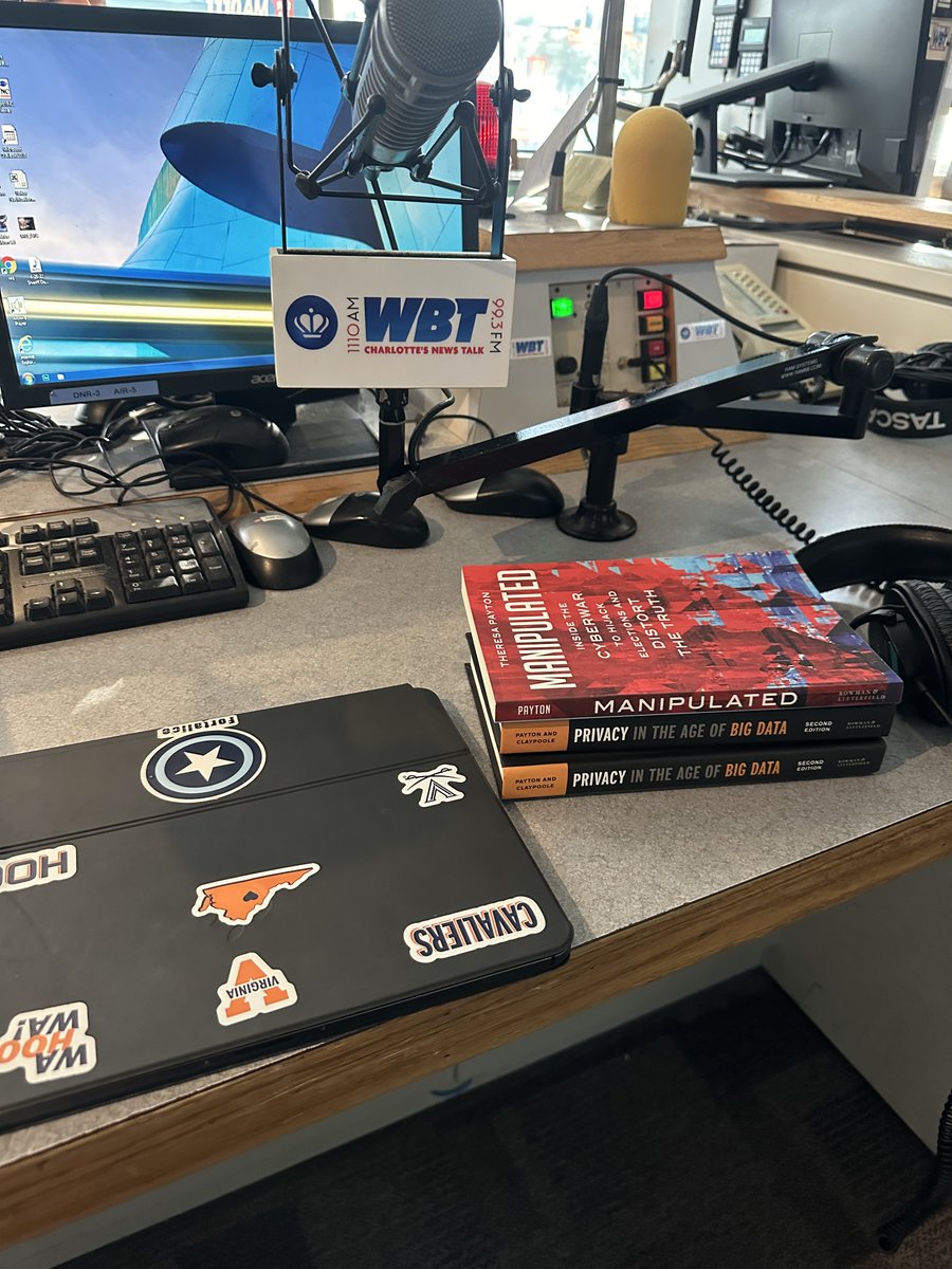 Theresa Payton ✪ (@trackerpayton) on Twitter photo 🚨🎙️ What a BLAST on <a href="/wbtradio/">News Talk 1110 & 99.3 WBT</a> with the amazing crew <a href="/Beth_Troutman/">Beth Troutman</a>, <a href="/BoThompsonWBT/">Bo Thompson</a>, and <a href="/BetweenTwoBerns/">Bernie Bowles</a>! 🤩💙 I even got a Thanksgiving hug from <a href="/jimszoke/">Jim Szoke</a>. You have no idea how much I love and adore this team! 🙌✨ Time flies when you're having fun AND diving deep 🚨🎙️ What a BLAST on <a href="/wbtradio/">News Talk 1110 & 99.3 WBT</a> with the amazing crew <a href="/Beth_Troutman/">Beth Troutman</a>, <a href="/BoThompsonWBT/">Bo Thompson</a>, and <a href="/BetweenTwoBerns/">Bernie Bowles</a>! 🤩💙 I even got a Thanksgiving hug from <a href="/jimszoke/">Jim Szoke</a>. You have no idea how much I love and adore this team! 🙌✨ Time flies when you're having fun AND diving deep