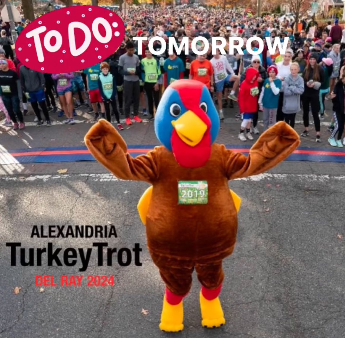 WarwickCitizens's tweet photo. 🦃 Ready to ALX Turkey Trot tomorrow? Registration is still open at link in bio/below &amp; you can run, walk, or stroll with your dogs &amp; kids the flat 5 mile route thru the heart of Del Ray. Bring donations for @ALIVE4AlexVA too!

#delrayva #alexandriava #turkeytrot @visitdelrayVA https://t.co/YreOBLBi3A