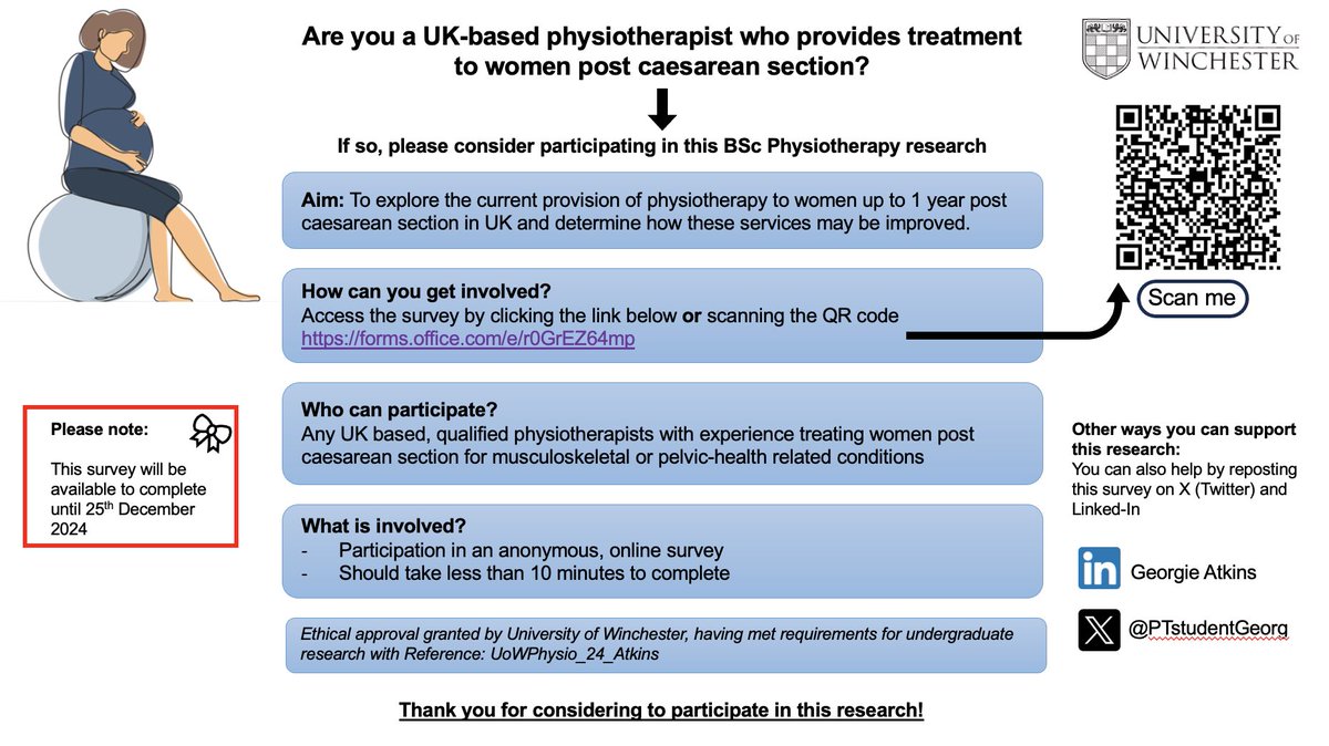 StudentPhysioGeorgie (@ptstudentgeorg) on Twitter photo Please spare a few minutes to help improve physiotherapy provision to women post cesarean section! 🔗 forms.office.com/e/r0GrEZ64mp <a href="/UoW_Physio/">Uni of Winch Physio</a> <a href="/clinicalphysio/">Clinical Physio</a> <a href="/CSPScot/">CSP Scotland</a> <a href="/Csp_Eoe/">CSP PHYSIO EAST</a> <a href="/CSPLondonRegion/">The CSP London Regional Network</a> <a href="/CSPsouthwest/">CSP South West</a> <a href="/northwestcsp/">North West CSP</a> Please could you share this post 🙏 Please spare a few minutes to help improve physiotherapy provision to women post cesarean section! 🔗 forms.office.com/e/r0GrEZ64mp <a href="/UoW_Physio/">Uni of Winch Physio</a> <a href="/clinicalphysio/">Clinical Physio</a> <a href="/CSPScot/">CSP Scotland</a> <a href="/Csp_Eoe/">CSP PHYSIO EAST</a> <a href="/CSPLondonRegion/">The CSP London Regional Network</a> <a href="/CSPsouthwest/">CSP South West</a> <a href="/northwestcsp/">North West CSP</a> Please could you share this post 🙏