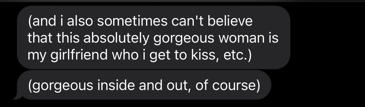 my gf has raised the bar so high (she spoils me w/ compliments)