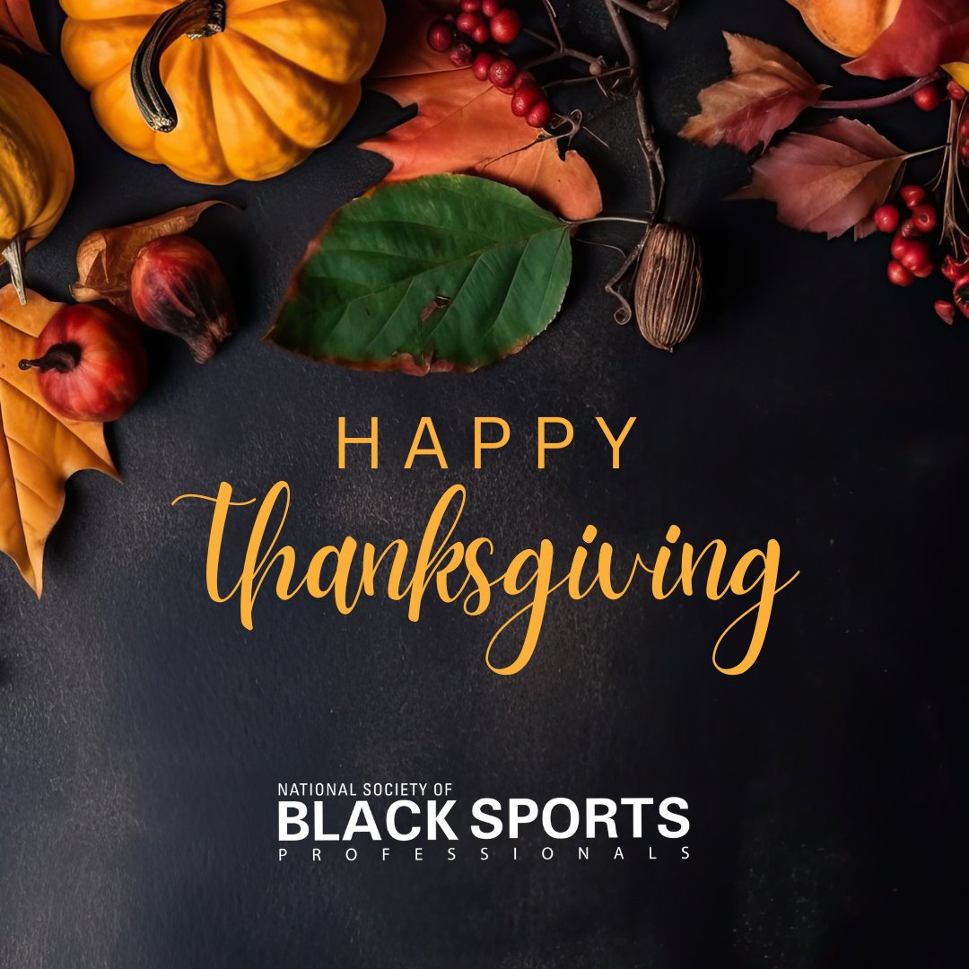 🦃🍂 BSP wishes you and yours a safe, restful and calorie-filled Thanksgiving!

BSP is thankful today and every day for our powerful and expanding membership, our partners in elevating black professionals in sports, and an industry full of opportunities.