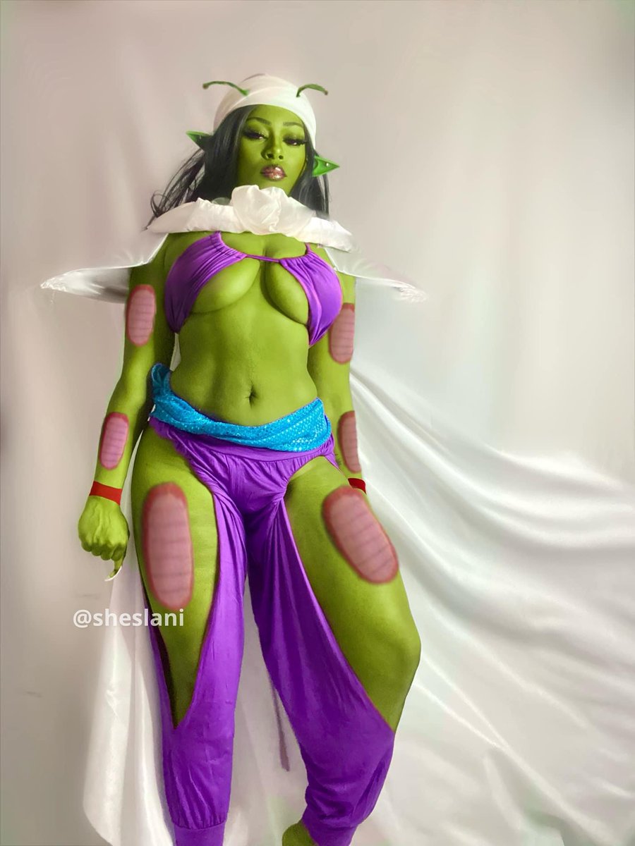 sheslani's tweet image. Good afternoon and thank you guys so much! 🫶🏾Here’s some more Piccolo !💜 #piccolo #DragonBall  #cosplay #dbz