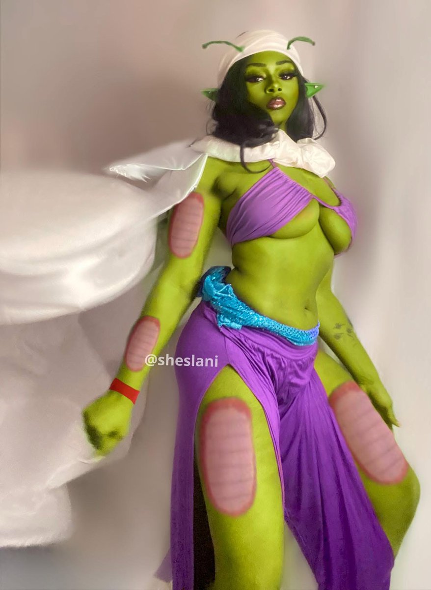 sheslani's tweet image. Good afternoon and thank you guys so much! 🫶🏾Here’s some more Piccolo !💜 #piccolo #DragonBall  #cosplay #dbz