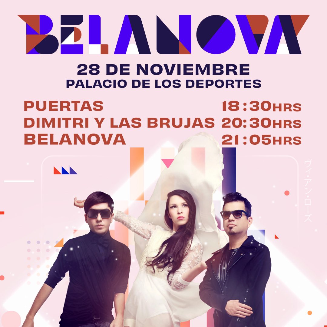 ¡El regreso más esperado! 💖 <a href="/Belanova/">Belanova</a> pondrá a bailar nuestros corazones en el Palacio de los Deportes⚡️
