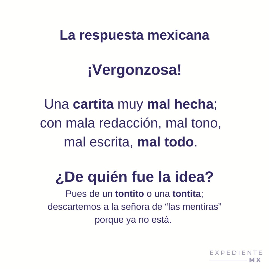 Exp. MX tweet media