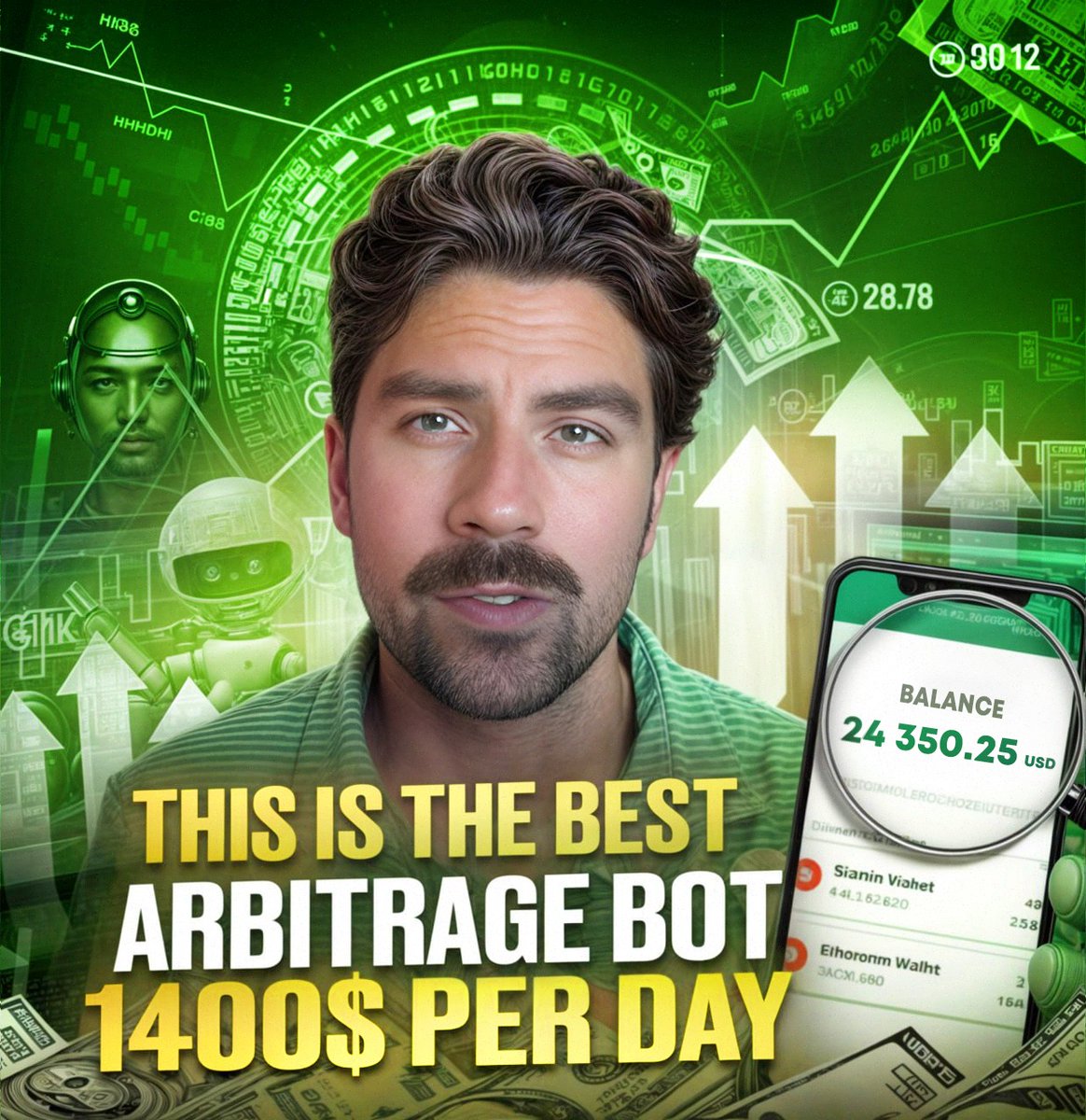 Discover the future of trading! This EtthereumBOTT generates 5-9% returns dailyy on my Ethereum. That's nearly $400  every day! GGuide here

👉️ youtube.com/watch?v=RUFe7v…