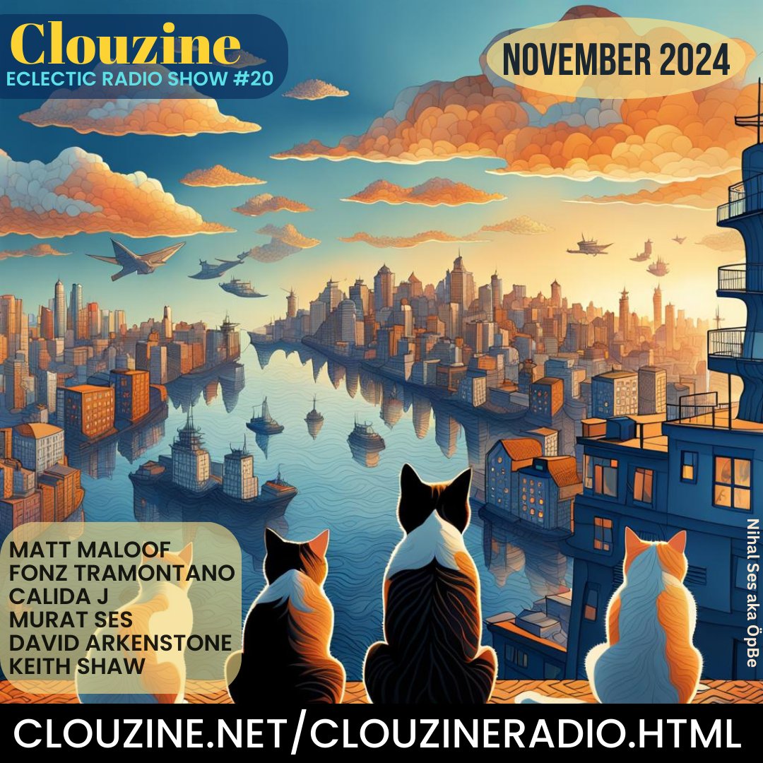 clouzine's tweet photo. @clouzine  #Top10 #worldwide #radioshow #Nov20 #comingsoon #staytuned @MuratSes  @webimagineserv  #mattmaloof #FonzTramontano #calidaj @davidarkenstone  @KeithShawMusic https://t.co/OBvhvay3ZM