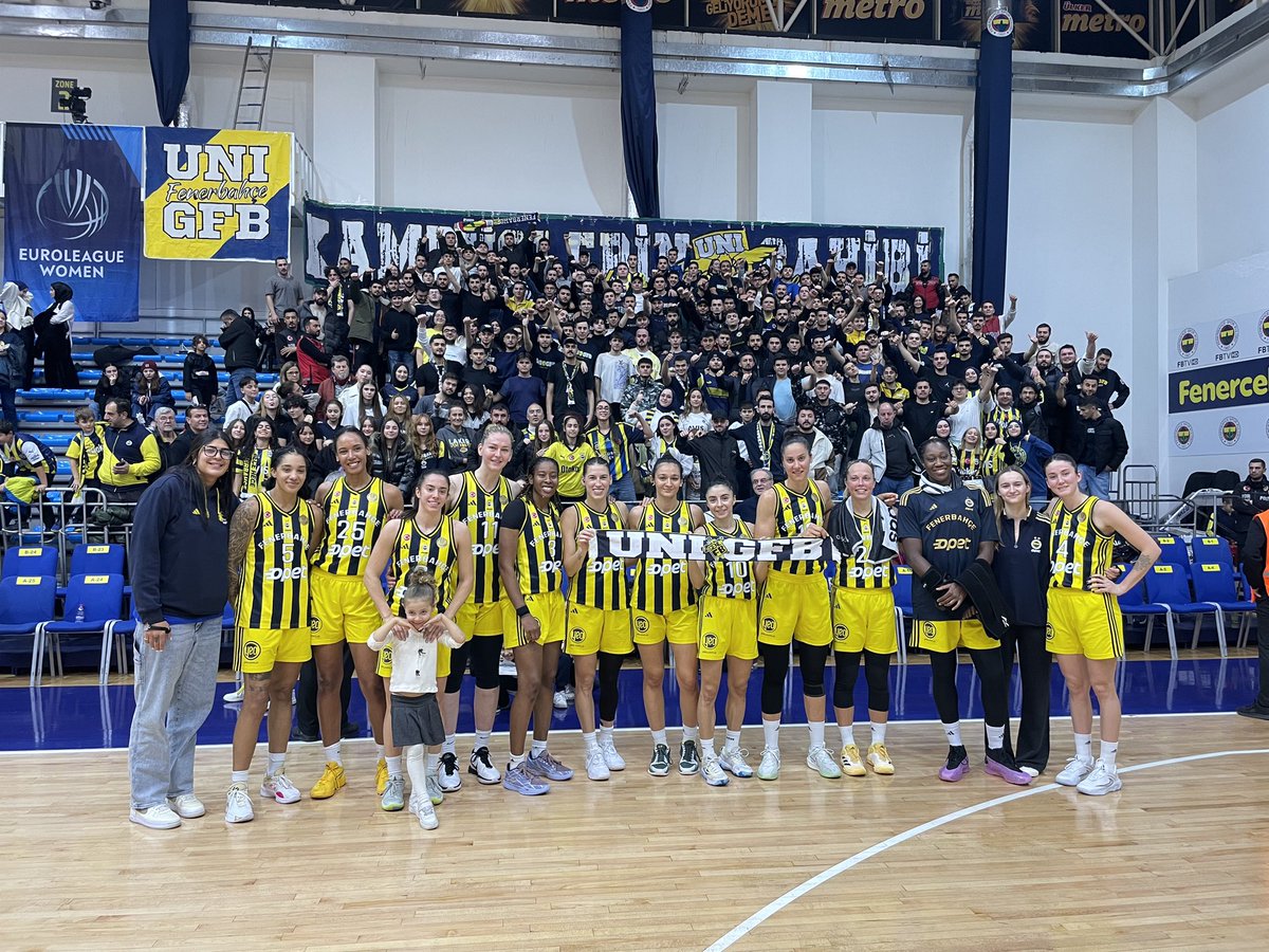 HEP PEŞİNDEN, İZ SÜRDÜK YOL BİLMEDEN! #UNIGFB

Fenerbahçe Kadın Basketbol Takımımızı; Euroleague mücadelesinde, Polkowice karşısında yalnız bırakmadık!