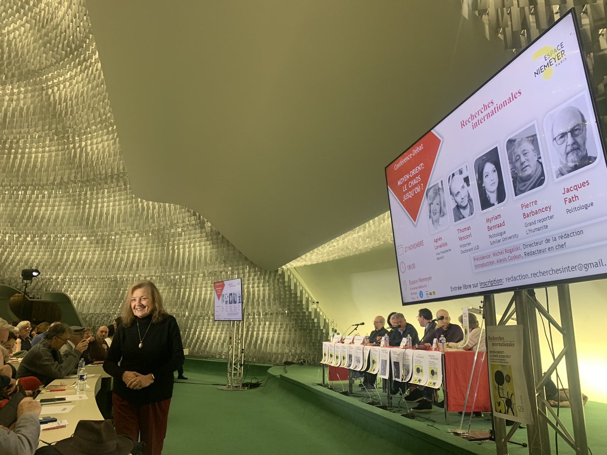 raphaelleprimet's tweet image. Un monde fou ce soir au Colonel  Fabien pour la soirée organisée par @Recherchesinte1 le Moyen-Orient : le chaos jusqu’où ?  En presence d’ @HalaAbouHassira