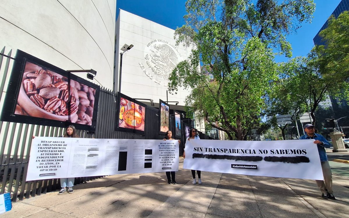 🚨 Desde el <a href="/senadomexicano/">Senado de México</a>, organizaciones alzamos la voz contra la desaparición del <a href="/INAImexico/">INAI</a>. Sin autonomía ni transparencia, los derechos humanos quedan en riesgo. ¡Es momento de proteger el #DerechoASaber! 

#LoQueYaNoVamosASaber