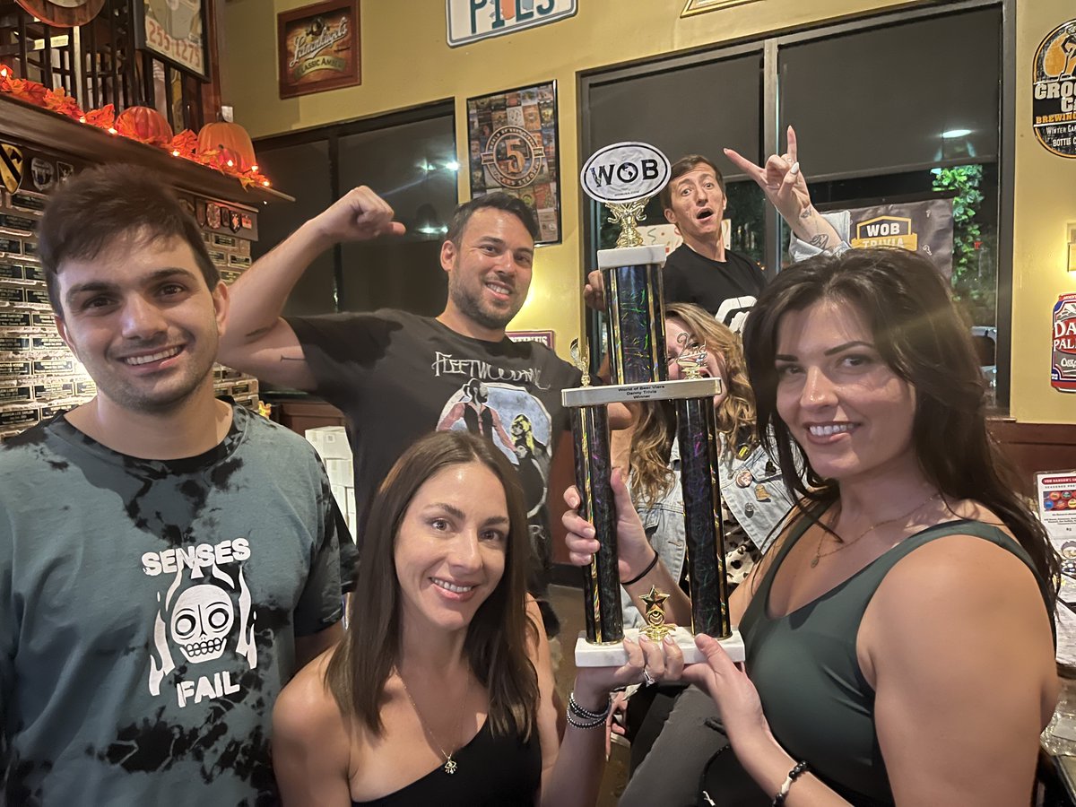 WOB_Viera's tweet photo. The 'Best of Danny Trivia" is tonight at 7:30pm. Come out this evening and join the fun before your Thanksgiving dinner tomorrow. The free answer is Condensed Milk. See you tonight. Cheers! #wobviera https://t.co/JWrhKoTMrl