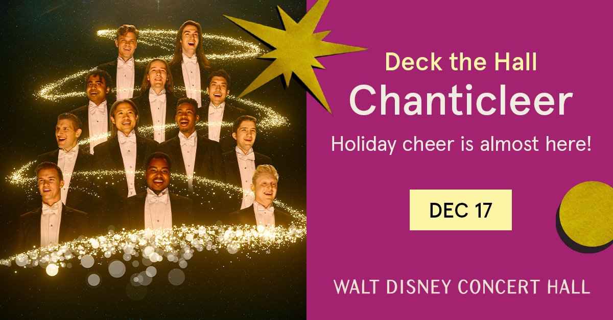 LA Phil (@laphil) on Twitter photo There’s no holiday tradition quite like witnessing the joy and transcendence of <a href="/ChanticleerSF/">Chanticleer</a>. The Grammy-winning a cappella group makes their return on December 17. bit.ly/WDCH2425C There’s no holiday tradition quite like witnessing the joy and transcendence of <a href="/ChanticleerSF/">Chanticleer</a>. The Grammy-winning a cappella group makes their return on December 17. bit.ly/WDCH2425C