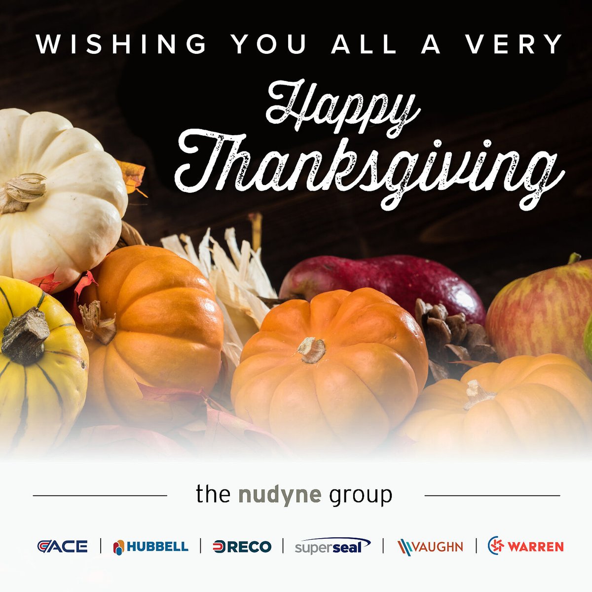 HubbellHeaters's tweet photo. Warm wishes from our team to yours. Enjoy a well-deserved break this Thanksgiving. https://t.co/m5fvBGZVsv