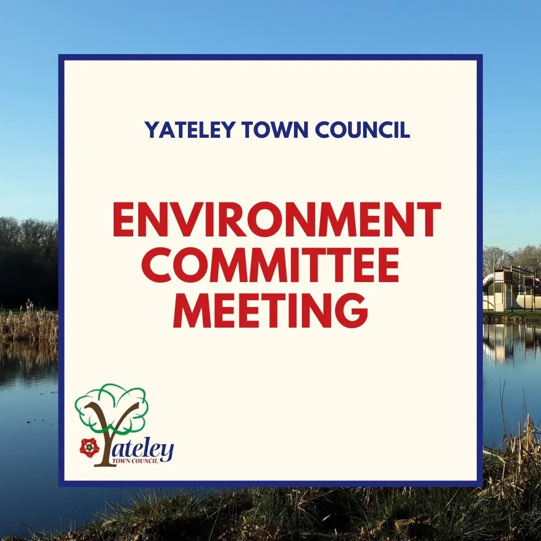 The next Environment Committee meeting will take place on Monday at 7pm in the Oak Room (ground floor of the Council Offices). Please see buff.ly/3tBpxEU for more information.