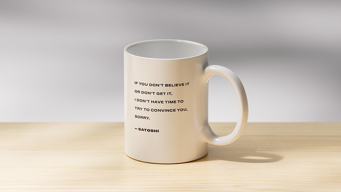 Here’s one idea for how to navigate the inevitable holiday crypto conversation with that one stubborn uncle.

Available soon at coinbaseshop.com.