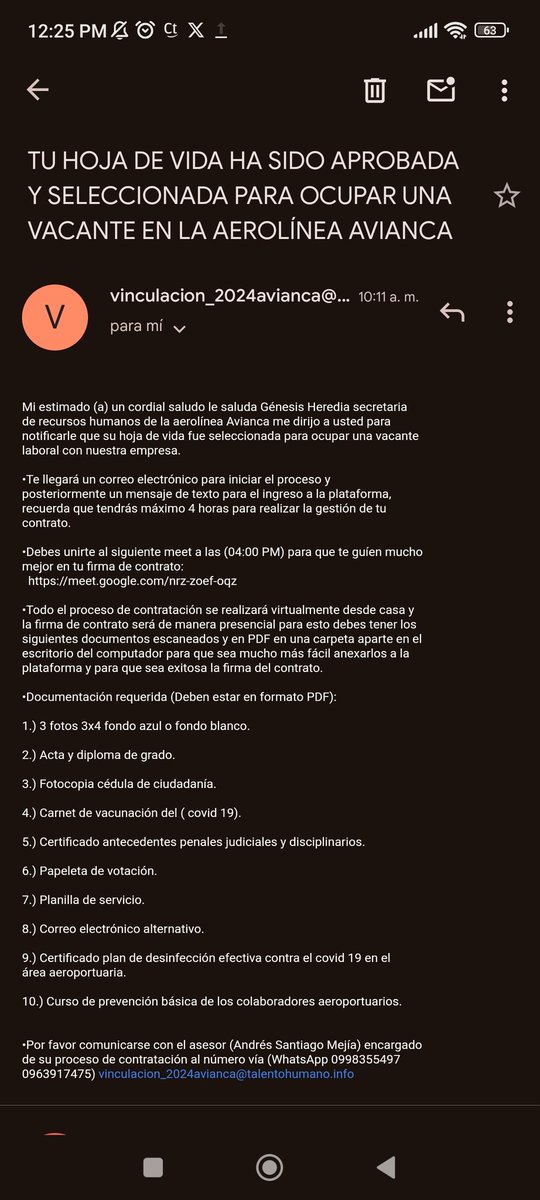 EmergenciasEc2's tweet photo. #DenunciaCiudadana
#Estafadores
No caigan en estos cuentos!
Luego les piden $50 para el uniforme o los exámenes para entrar a trabajar, usted les deposita y Chao. https://t.co/H4nObolvdb