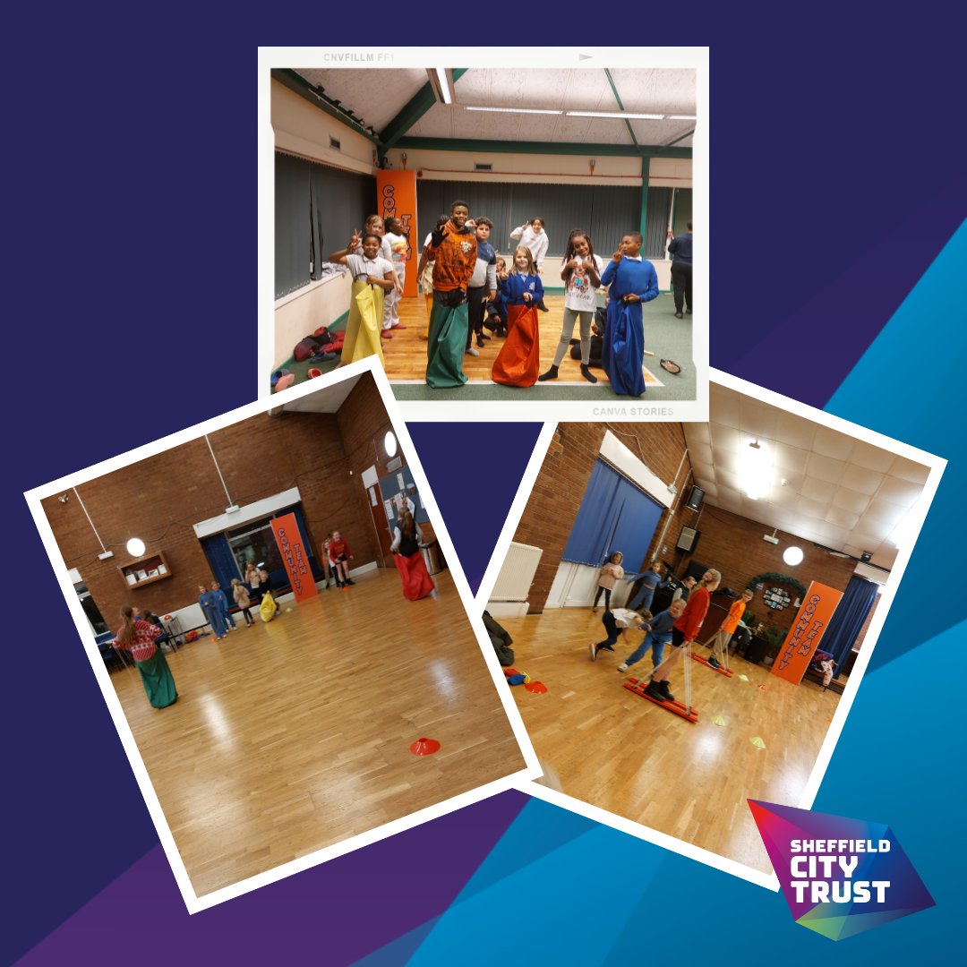 Sports day style games and fun with the Community Team. The young ones at Skye Edge, Deer Park and Errington Way enjoyed sack races, stilts, egg and spoon and many more inclusive activities. Find out more at: sheffieldcitytrust.org/community-acti…