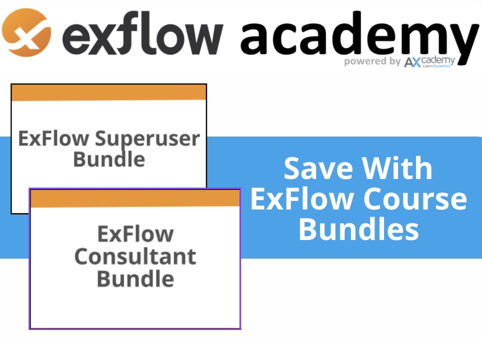 AXcademy's tweet photo. If you're an ExFlow Superuser or Consultant, take advantage of our on-demand and live-online ExFlow Bundles and learn everything you need to. know.
Find out more 👉 https://t.co/bbRAExgLJP
#ERP #AP #AccountsPayable #D365fO https://t.co/VXwMOkW5tB