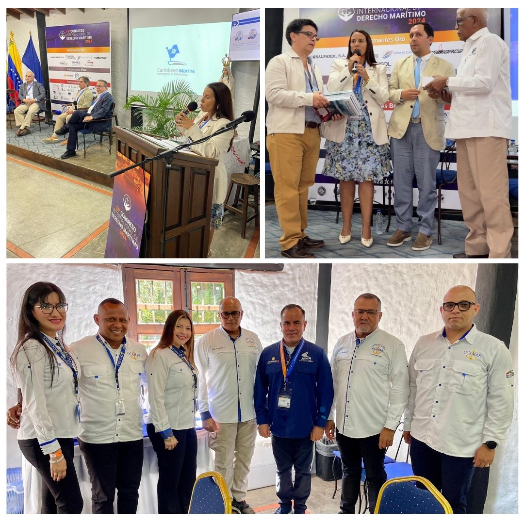 OcamarV's tweet photo. ⚓🛳️Jornada que dio inicio con importantes ponencias magistrales por parte de expertos nacionales e internacionales.
#OCAMAR #Congreso #DerechoMarítimo #TransporteMarítimo https://t.co/WDNEqOlRZW
