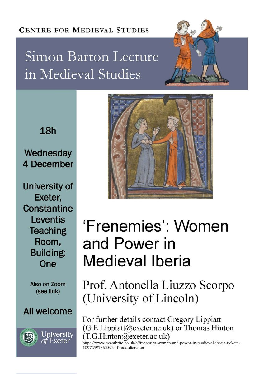 Me llega este anuncio y creo que es muy interesante.
Una oportunidad para escuchar a <a href="/ALiuzzoScorpo/">Dr Antonella Liuzzo Scorpo</a>

#medieval #medielvalsky
