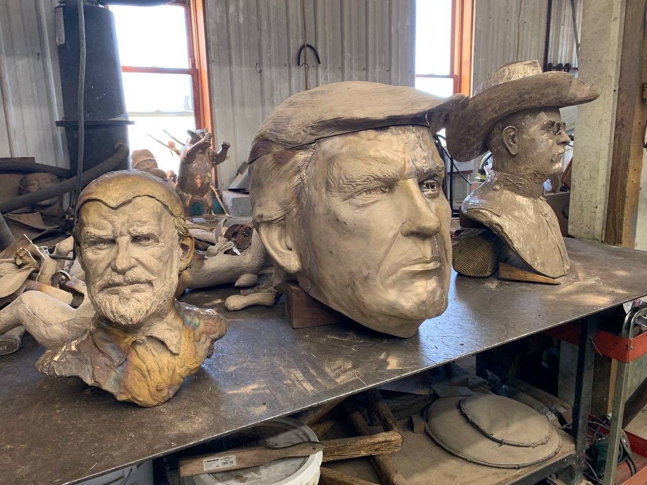Breitbart News has obtained exclusive photos of the statue, which is still under construction.