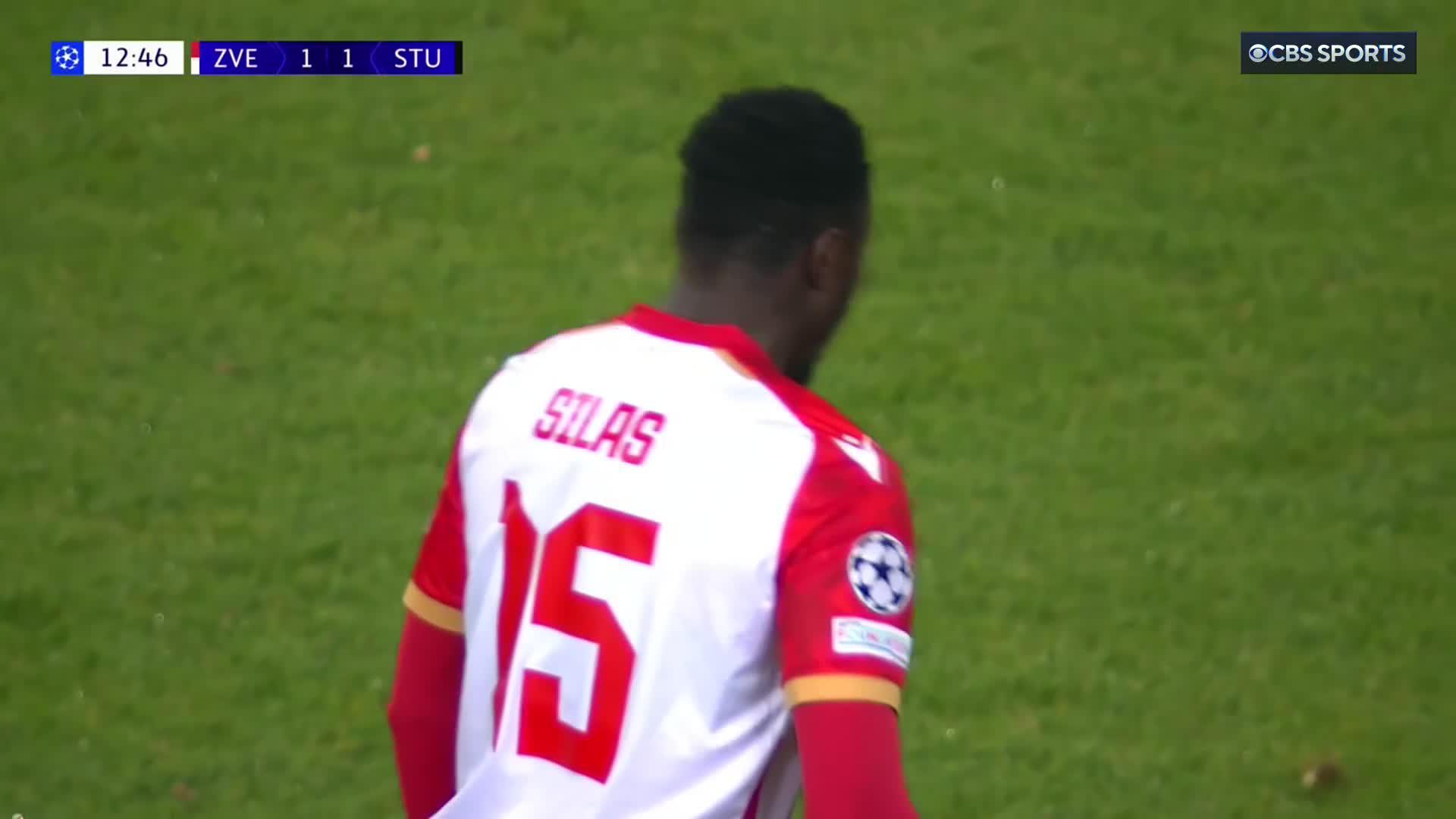 Muted celebrations for Silas as he scores against his parent club 😳💥