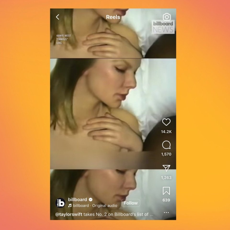 ThePopFlop's tweet photo. 🚨| Billboard shares lyrics of the song “Famous” by Kanye West via a very unnecessary Instagram reel about Taylor Swift’s 2nd place placement on billboards top 21st century pop stars list. https://t.co/QQtf43s2gQ