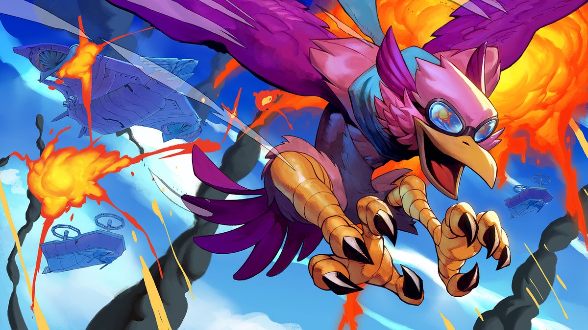 Garretthanna's tweet image. Wrastor illustration for Rivals 2