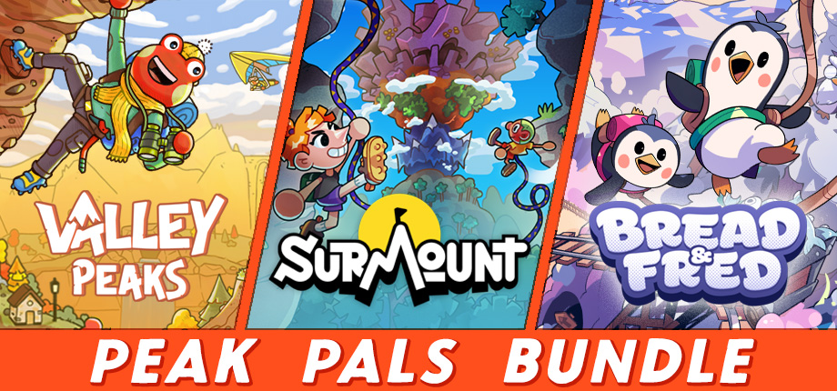 It's getting cold out but you can stay warm and cozy in Valley Peaks! 🐸❄️ Hop into the valley with Steam's Autumn Sale. 

Plus we have a peaky bundle with Bread &amp; Fred (<a href="/SandCastlesSt/">Bread & Fred | Gnaughty Gnomes</a>) &amp; <a href="/SurmountGame/">🏔 Surmount - OUT NOW‼️</a>!  Warm those cold bones with some climbing adventures!

#indiegames #steamsale