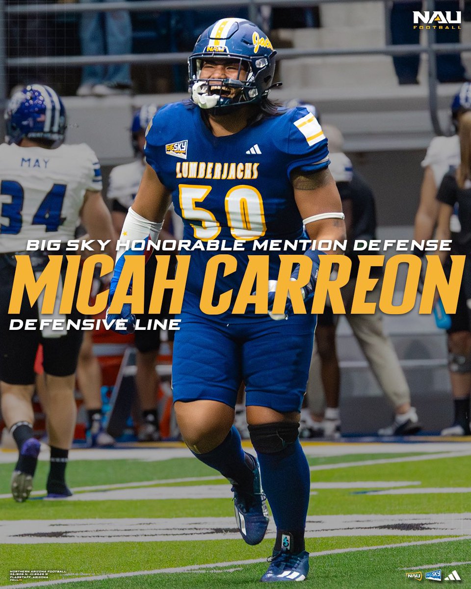 NAU Football (@nau_football) on Twitter photo Good luck getting past these three π€
<a href="/ammonjallen/">ammonjallen</a>, Brandon Wong and <a href="/MicahCarreon2/">Micah Carreon</a> all earn Honorable Mention Defense nods.
#RaiseTheFlag | #ALLIN | #BigSkyFB Good luck getting past these three π€
<a href="/ammonjallen/">ammonjallen</a>, Brandon Wong and <a href="/MicahCarreon2/">Micah Carreon</a> all earn Honorable Mention Defense nods.
#RaiseTheFlag | #ALLIN | #BigSkyFB