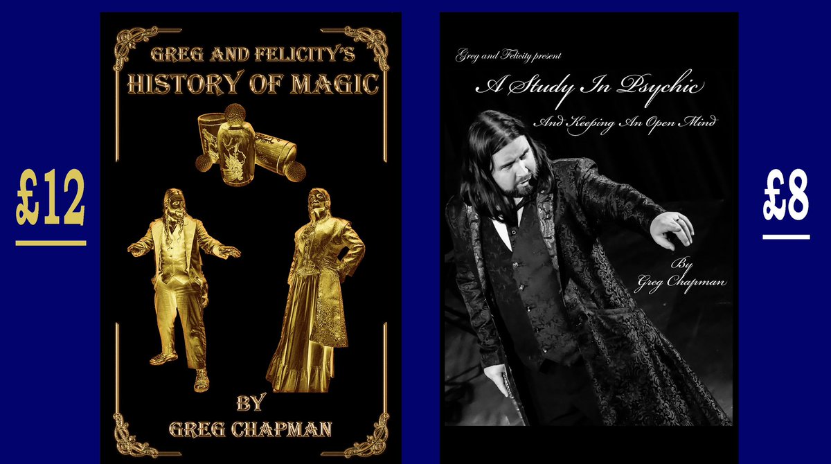 A signed book makes a great Christmas present - for yourself or for someone else!

Please share this post around!

History of Magic: ko-fi.com/s/14f625708f

A Study In Psychic: ko-fi.com/s/cc1a1e7069