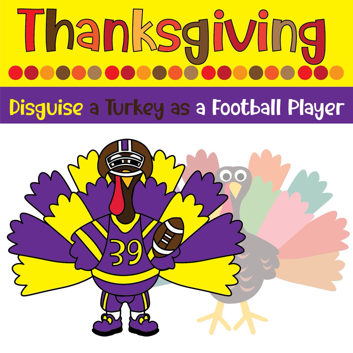 WeLoVeBaByCloth's tweet photo. Thanksgiving Turkey Disguise Craft: Football Player Edition Fun Thanksgiving! https://t.co/yZFYdjObG9 https://t.co/DJaSOQhVMJ