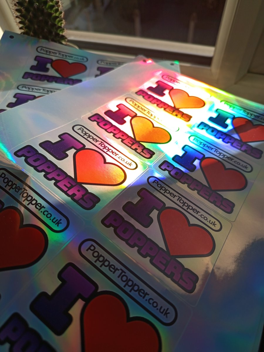 PopperTopperUK's tweet image. Free limited edition holo stickers being included with every order - whilst stocks last!