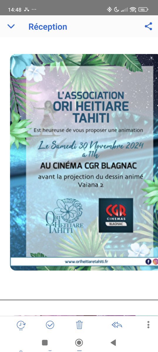 Stephane Munos (@stephane_munos) on Twitter photo Avant les séances de 10h30 et 11h15 (Vaiana 2): danseuses de l association ORI HEITIARE TAHITI Avant les séances de 10h30 et 11h15 (Vaiana 2): danseuses de l association ORI HEITIARE TAHITI
