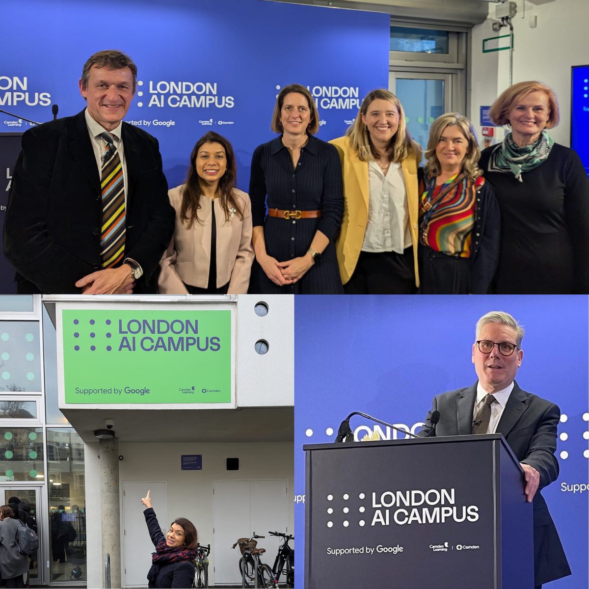 It was great to join students from my constituency, <a href="/Keir_Starmer/">Keir Starmer</a> and other friends from Camden at today’s launch of the London AI Campus, in partnership with <a href="/Google/">Google</a>.

This campus will provide vital training and opportunities for young people in Hampstead and Highgate.