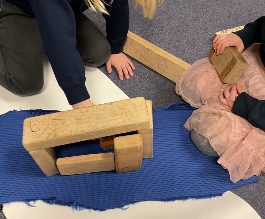 EYFSStMargaret1's tweet image. "Who's that trip trapping over my bridge?!" great engineering and story telling skills in Reception this week 🐐 #eyfs #qualitytexts #traditionaltales #threebillygoatsgruff