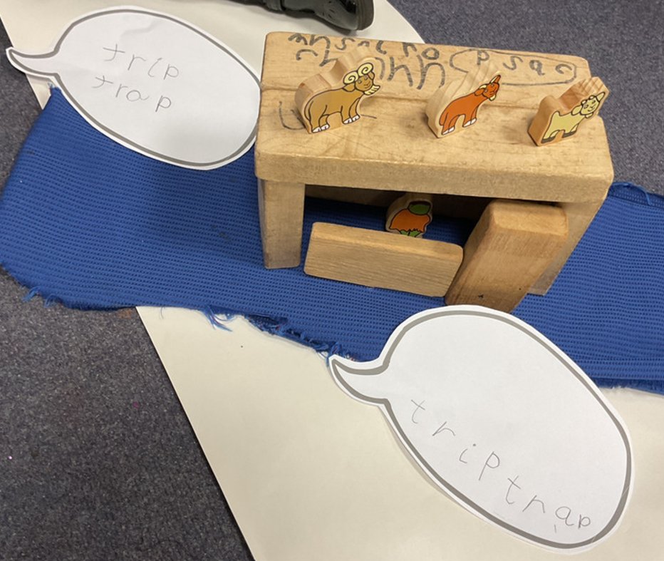 EYFSStMargaret1's tweet image. "Who's that trip trapping over my bridge?!" great engineering and story telling skills in Reception this week 🐐 #eyfs #qualitytexts #traditionaltales #threebillygoatsgruff