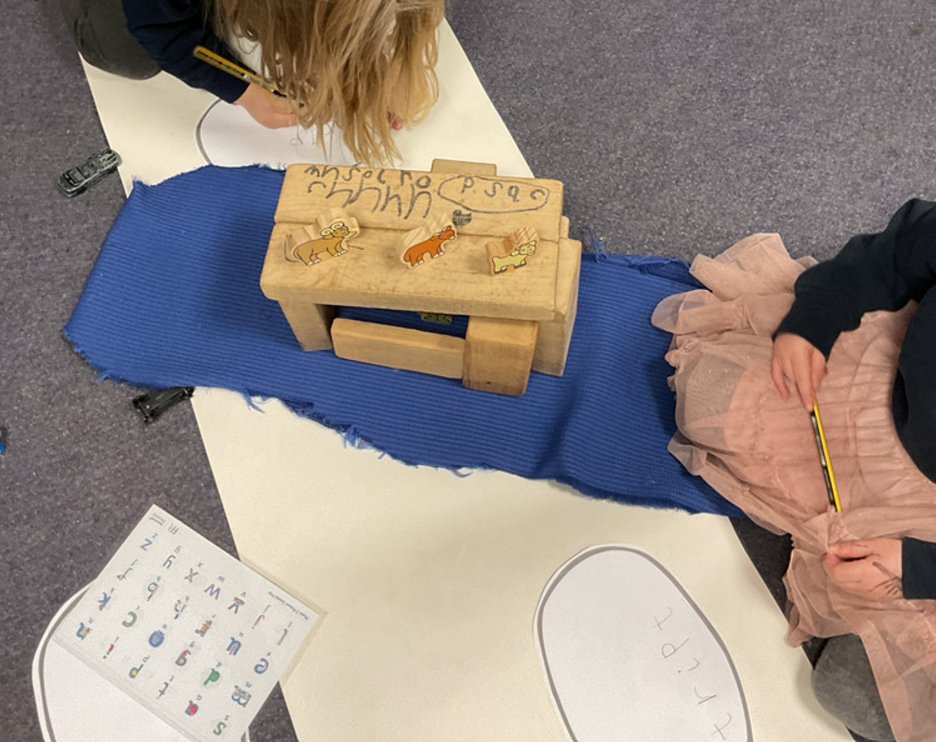 EYFSStMargaret1's tweet image. "Who's that trip trapping over my bridge?!" great engineering and story telling skills in Reception this week 🐐 #eyfs #qualitytexts #traditionaltales #threebillygoatsgruff