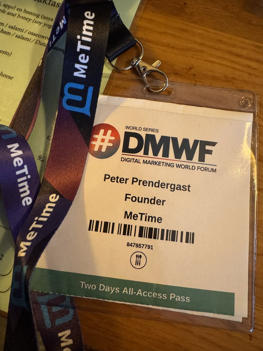 DoctorPeterP's tweet photo. In Amsterdam at the Digital Marketing World Forum to apply pearls of wisdom to our growth campaigns at @MeTime_Corp  

Needed the ☂️ https://t.co/pJxO9qSsWo