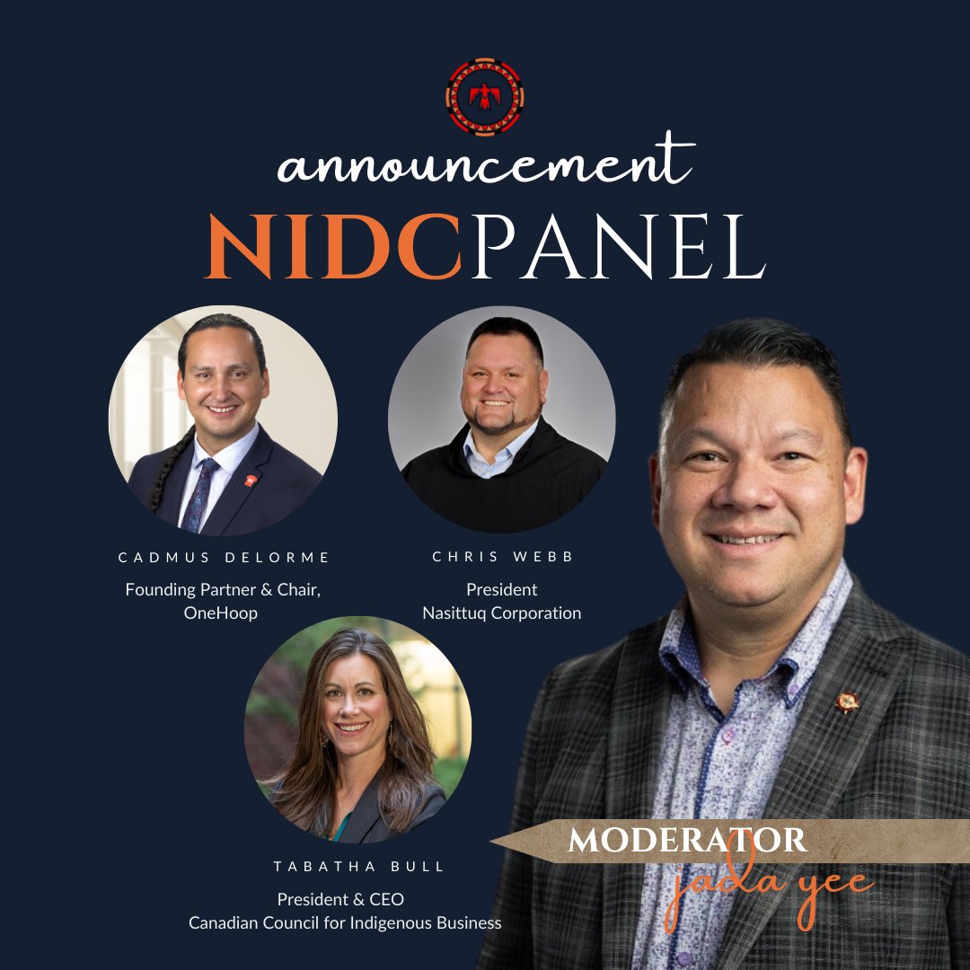 Final Panel Revealed! 🎙️      We are thrilled to introduce our last panel for the #NIDC2024 National Indigenous Defence Conference, presented by 📷neHoop &amp; sponsored by the Department of National Defence!     Join us for "What Reconciliation Means To Us"   nidc.onehoop.ca