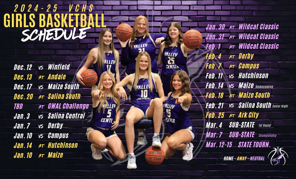 VCHSgirlsbball's tweet image. Mark your calendars to come out and support our Hornets!