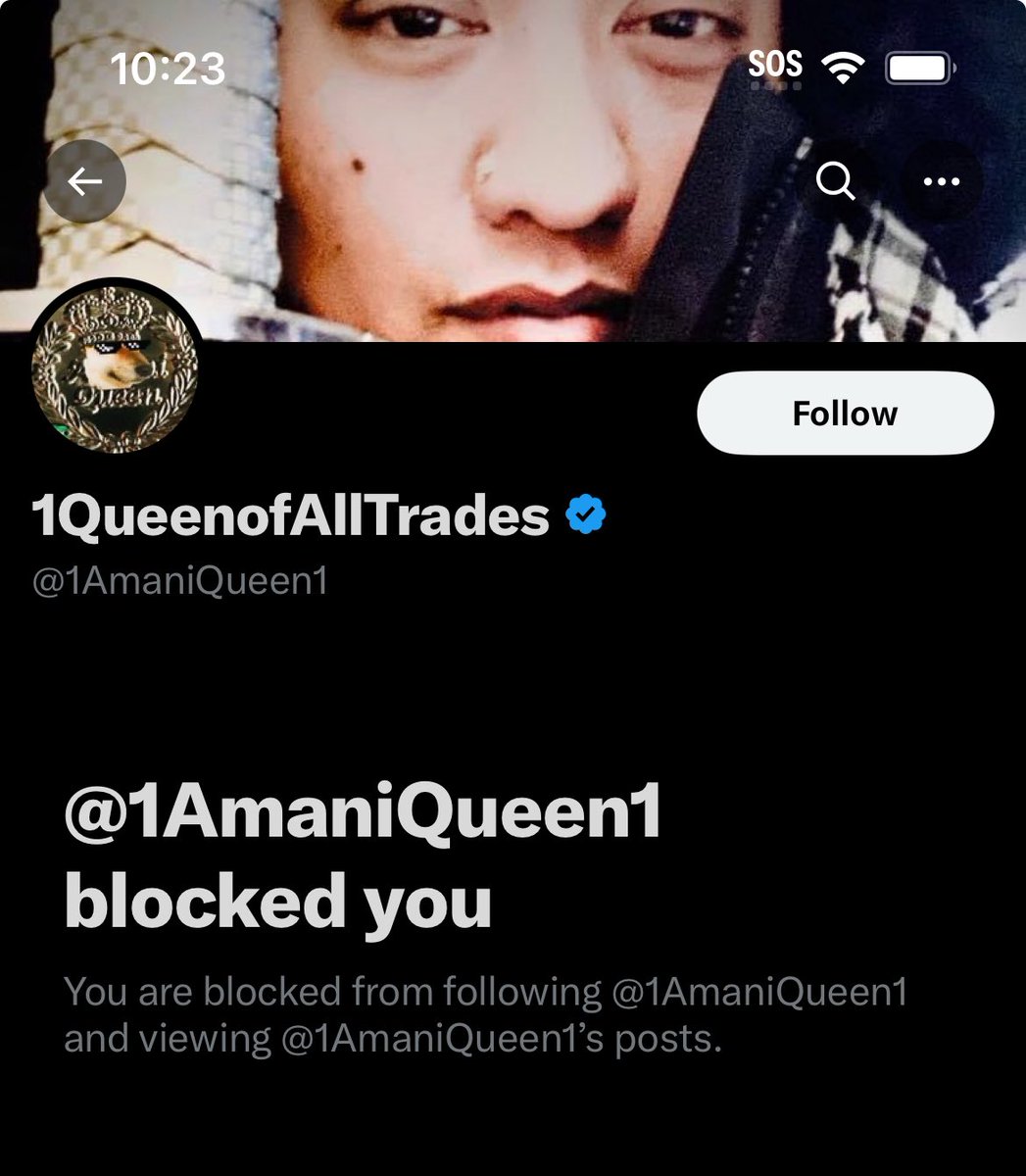 howmanyALTS33's tweet photo. Just found out this one blocked me! Hahahaha I love it… Gang Gang…. Let’s make blocking for no reason great again! Fucking hilarious.. Hope the trades are popping Queen of all trades…. https://t.co/ztbnK58XHL