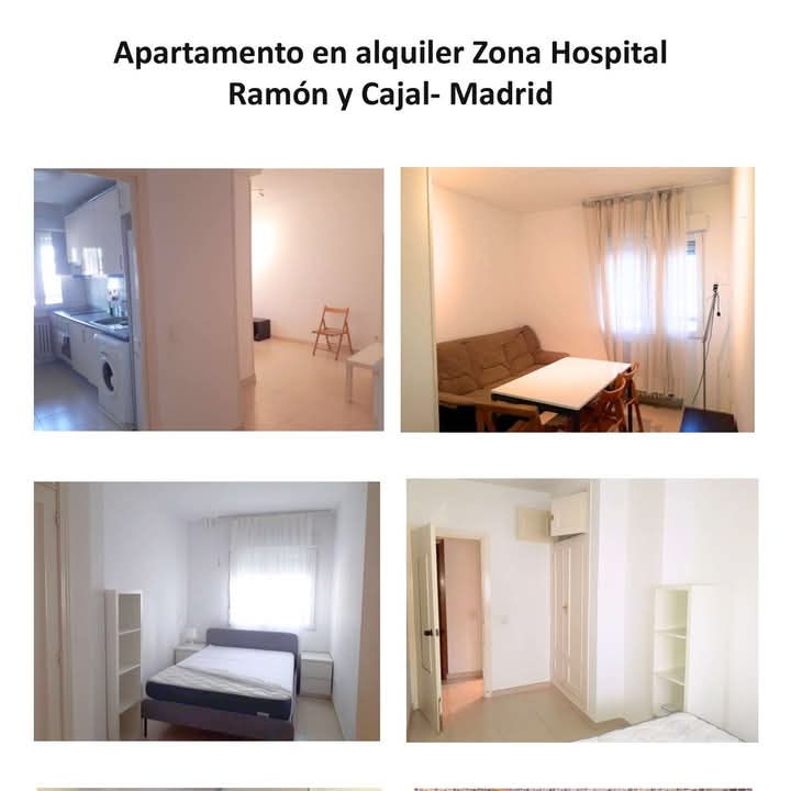 Apartamento recién reformado en alquiler zona Hospital Ramón y Cajal- Madrid
 ¿Quieres venir a verlo?  Contáctame y si te interesa estaré encantado de enseñártelo. 
agenteinmobiliarioc21.es/contactar-agen…
