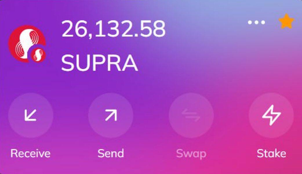 😂Finally, you can claim your 🦄 #Supra 🚀 #Airdrop!🚀

𝘿𝙤𝙬𝙣𝙡𝙤𝙖𝙙 𝙒𝙖𝙡𝙡𝙚𝙩 𝙤𝙧 𝙐𝙥𝙙𝙖𝙩𝙚 𝙒𝙖𝙡𝙡𝙚𝙩 𝙛𝙧𝙤𝙢 𝘾𝙝𝙧𝙤𝙢𝙚 𝙀𝙭𝙩𝙚𝙣𝙨𝙞𝙤𝙣:
(𝘔𝘢𝘯𝘢𝘨𝘦 𝘦𝘹𝘵𝘦𝘯𝘴𝘪𝘰𝘯 -- 𝘳𝘪𝘨𝘩𝘵 𝘴𝘪𝘥𝘦 𝘶𝘱𝘢𝘳 𝘋𝘦𝘷𝘦𝘭𝘰𝘱𝘦𝘳 𝘮𝘰𝘥𝘦 𝘰𝘯-- 𝘚𝘵𝘢𝘳𝘬𝘦𝘺