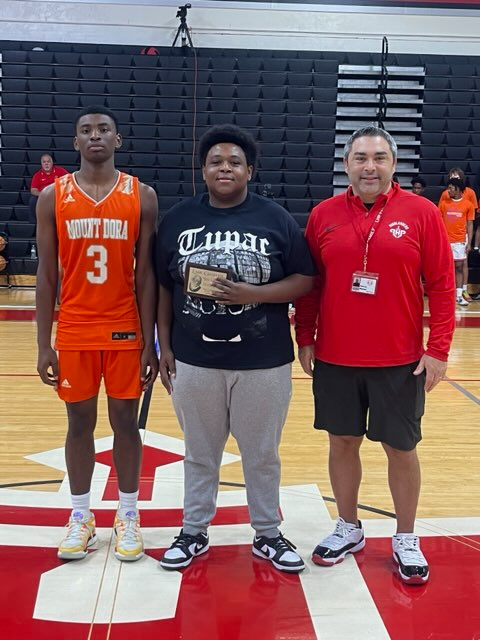 The Game 1 Earl Graham MVP award went to Da'qavious Taylor of Mount Dora!