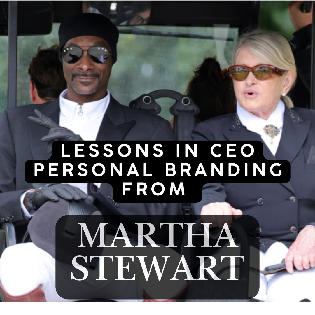 Lessons in CEO Personal Branding from Martha Stewart

From crafting an empire in homemaking to redefining resilience after public scrutiny, Martha Stewart is a masterclass in personal brand building. 

 Read more: tripleathoughtleadership.com/words/what-ceo…
#CEOPersonalBranding #ThoughtLeadership