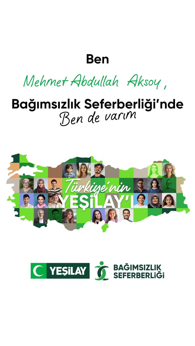 #bağımsızlıkseferberliği
#BenDeVarım
#Yeşilay