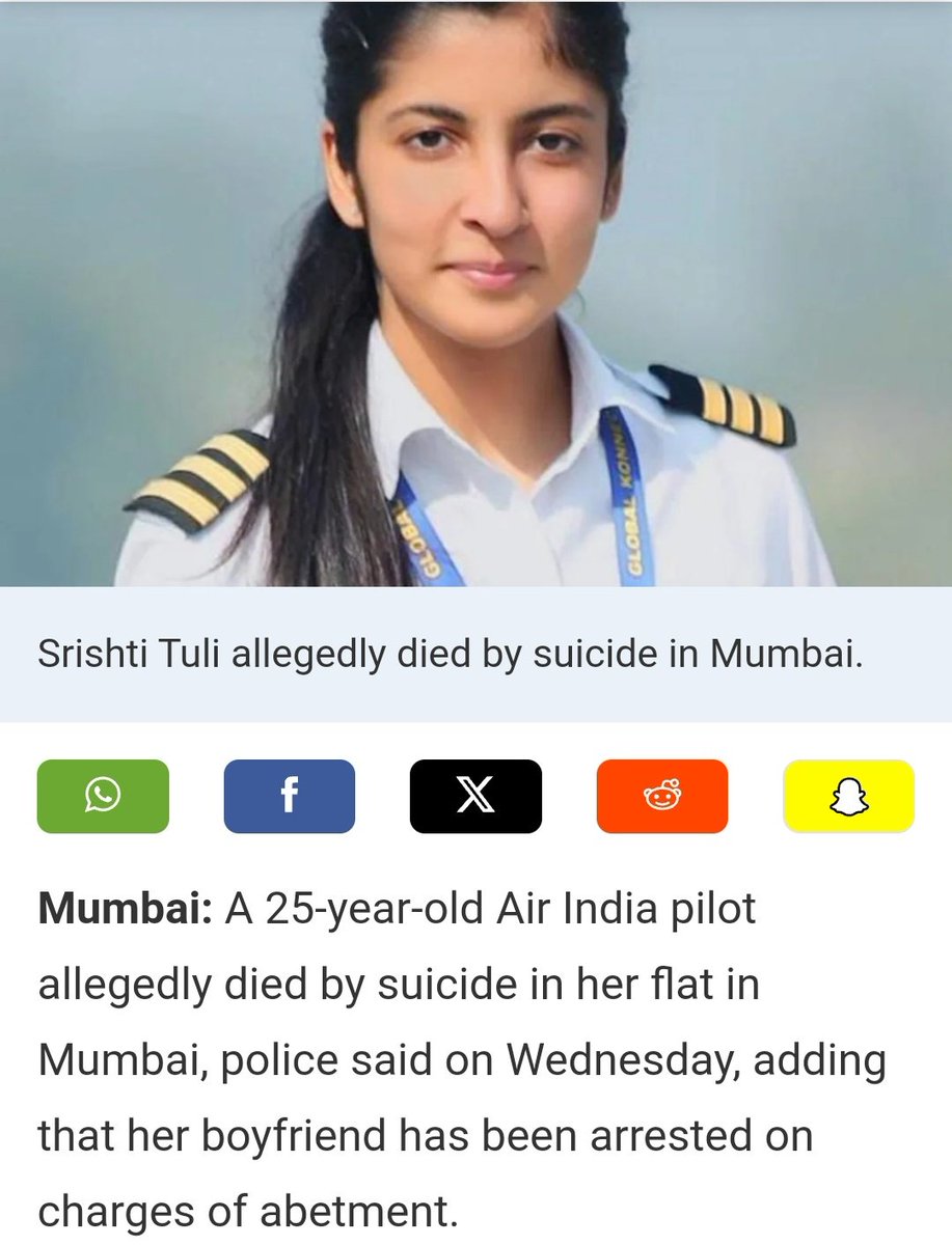 DeepikaBhardwaj's tweet photo. VALUE OF LIFE FOR @MumbaiPolice

Woman dies by suicide. No suicide note. Boyfriend immediately arrested

Man dies by suicide. Leaves 20 min suicide video. 3 page suicide note blaming ex-fiance, her family. Not even an FIR for 2 months. No arrests till date

EQUALITY! https://t.co/qYV2Kt9bQs
