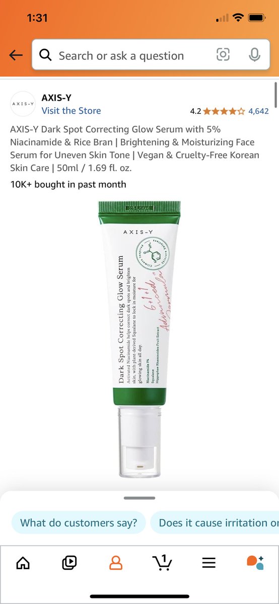 Puff_Iya's tweet image. These two for hyperpigmentation are a nasty duo